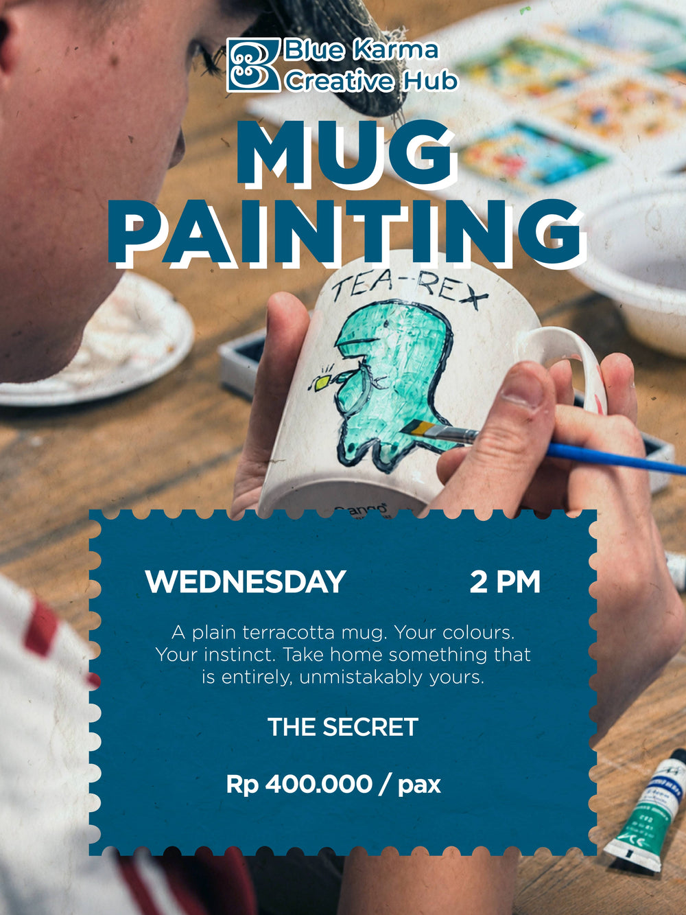 Ceramic Mug Painting Workshop poster