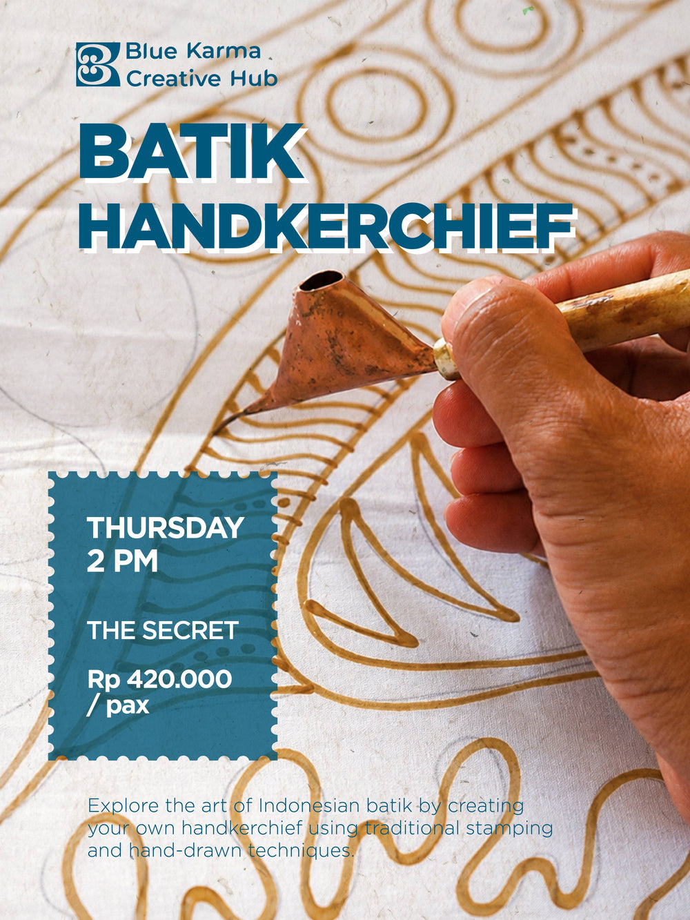 Batik Handkerchief-Making Workshop poster