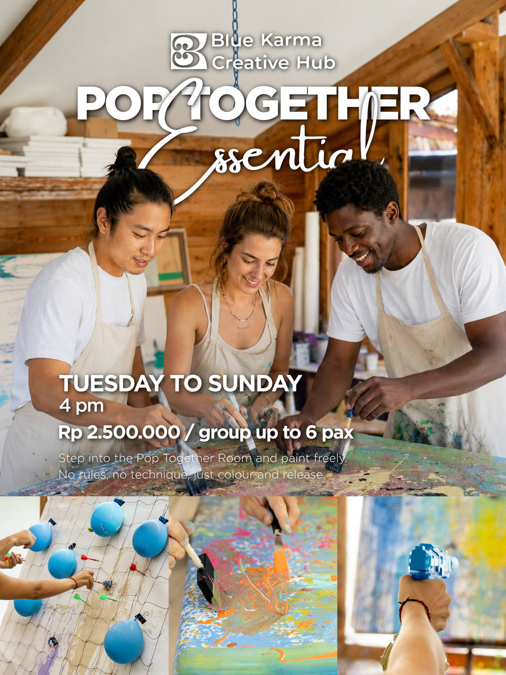 Pop Together Essential Group Painting Experience poster