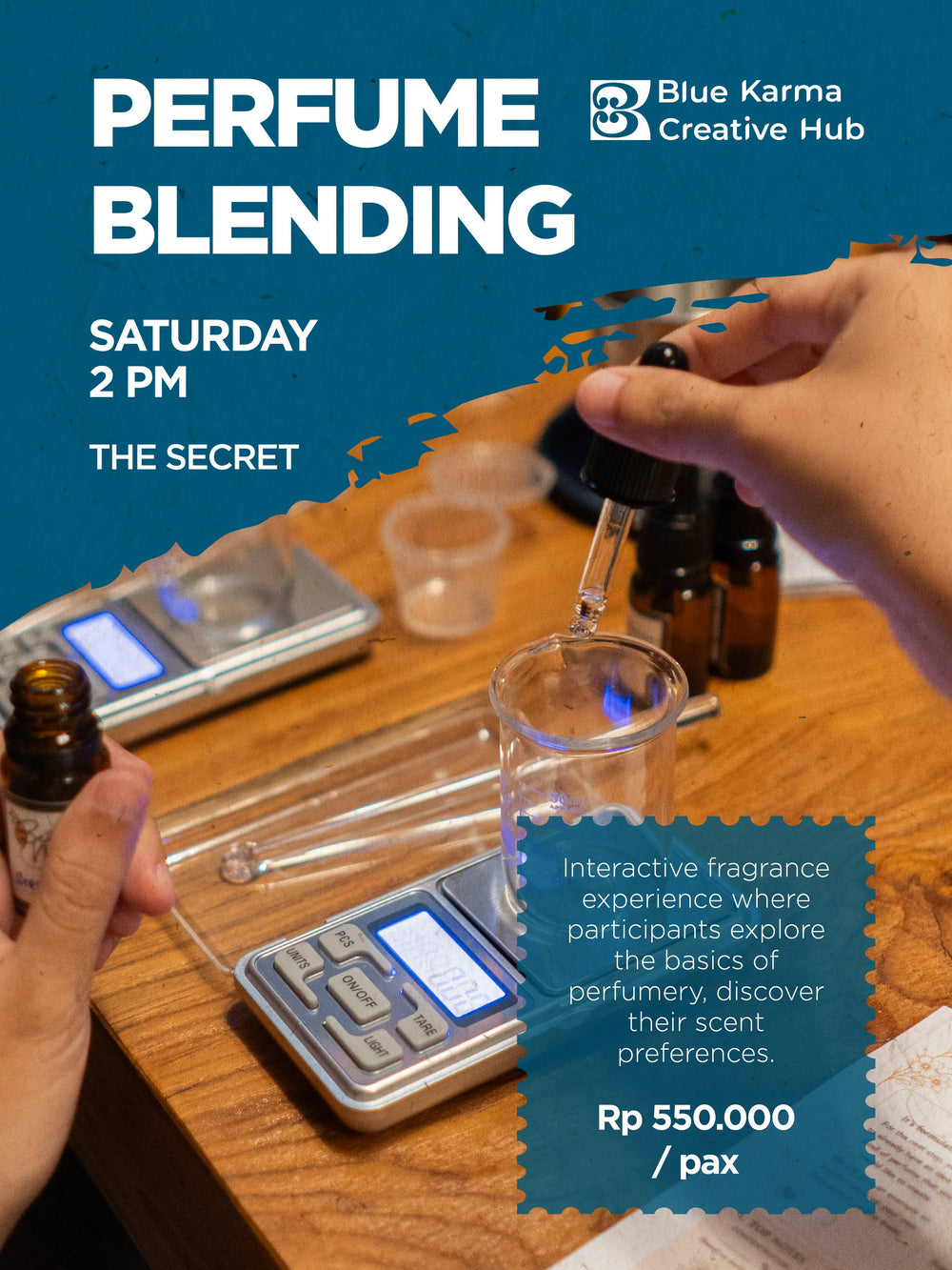 Create Your Own Perfume Workshop poster