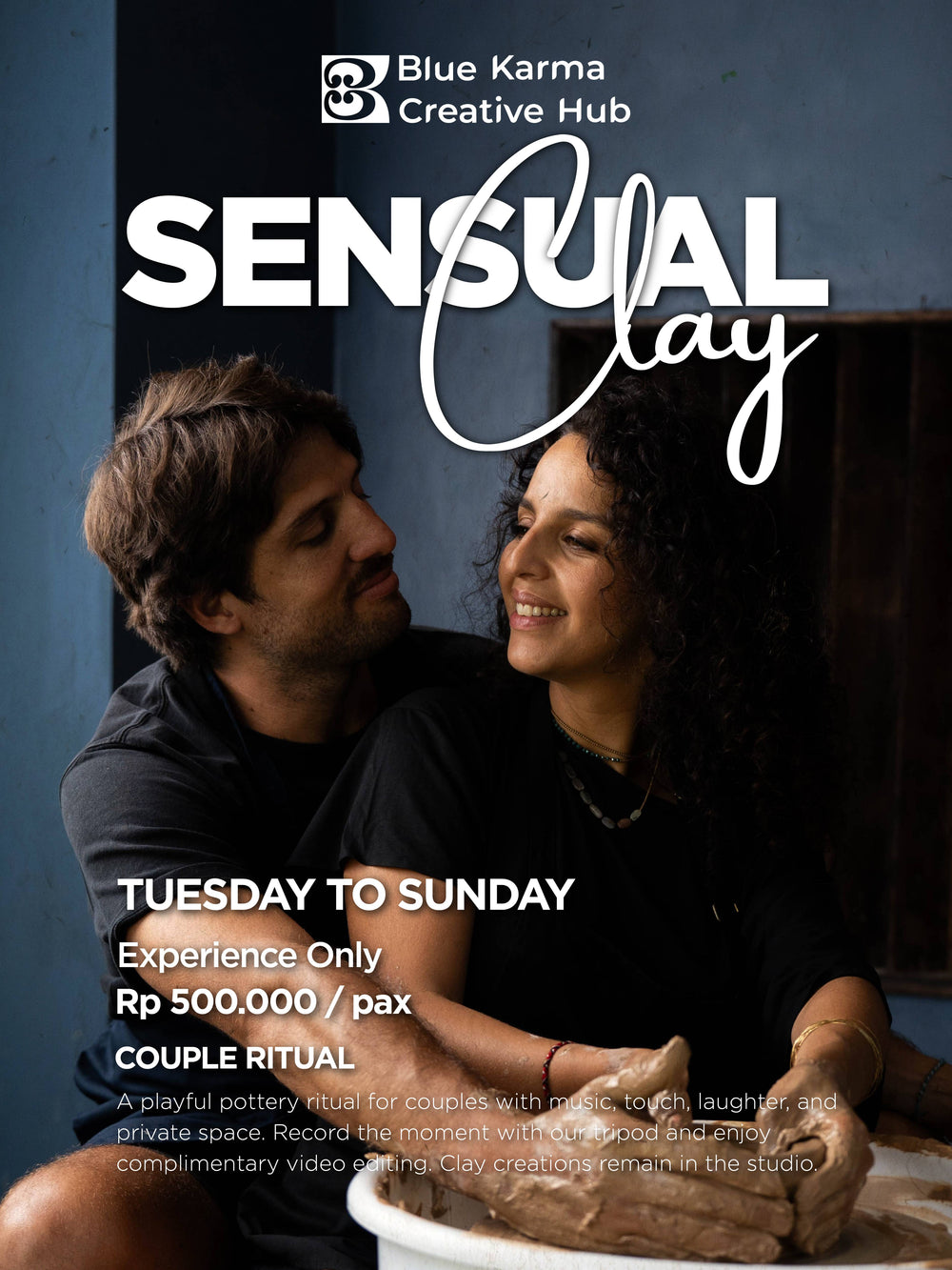 Sensual Clay Guided Pottery Experience poster